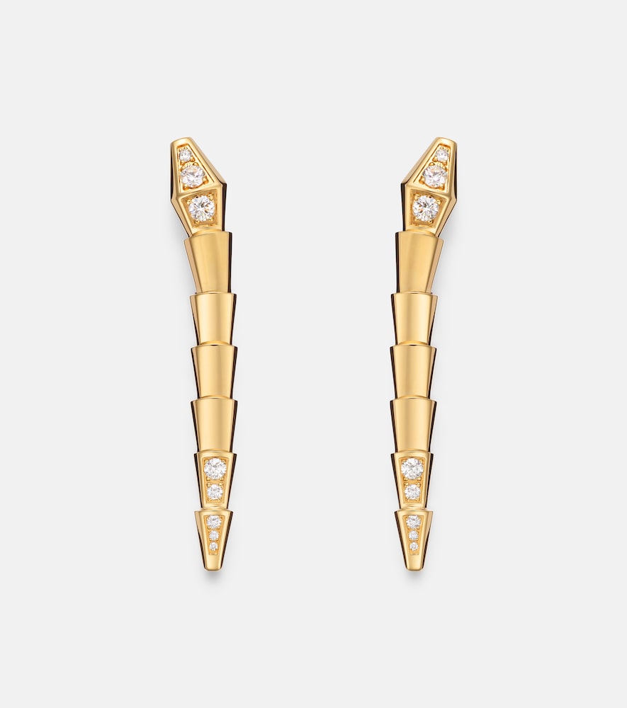 Bvlgari Boucles doreilles Serpenti Viper en or 18 ct et diamants 9500 €