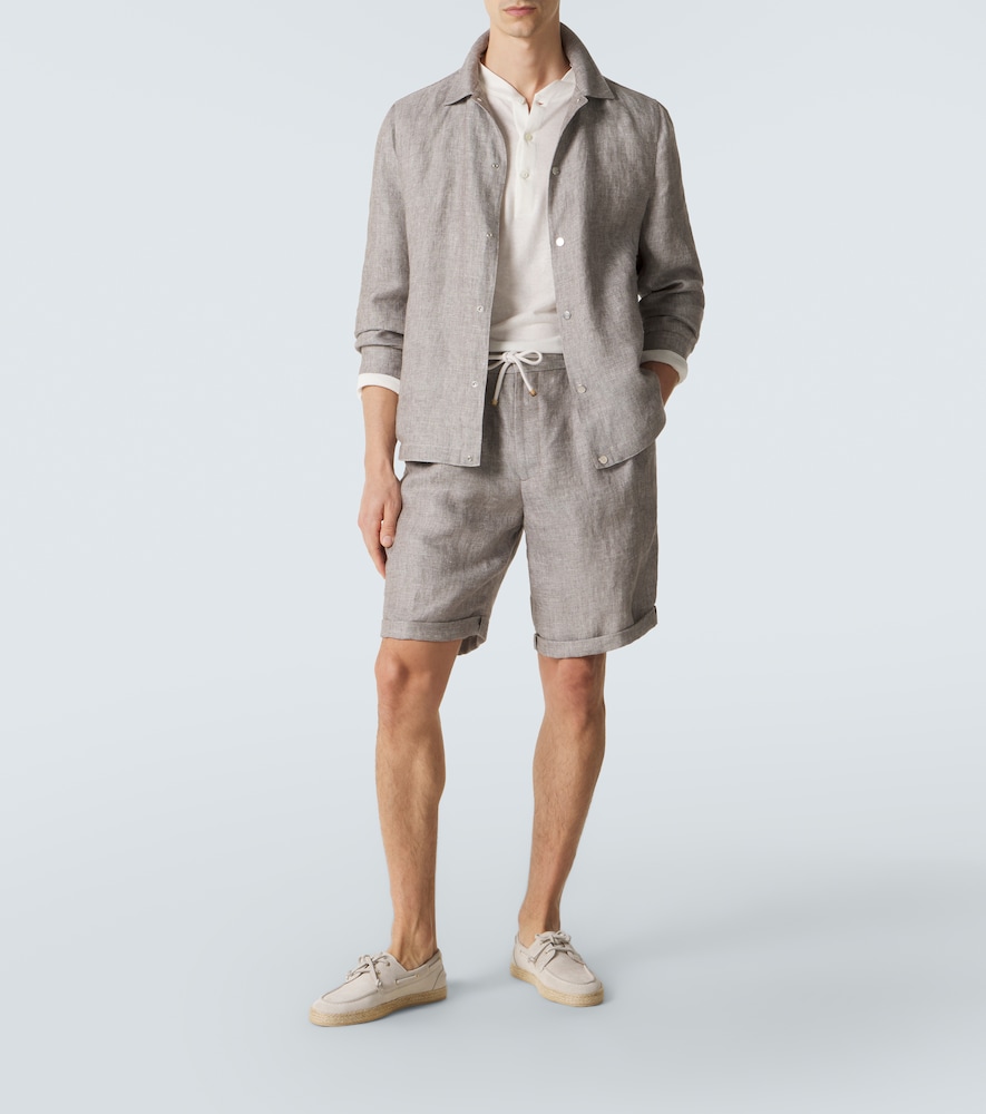  Brunello Cucinelli Brunello Cucinelli Linen Shorts 
