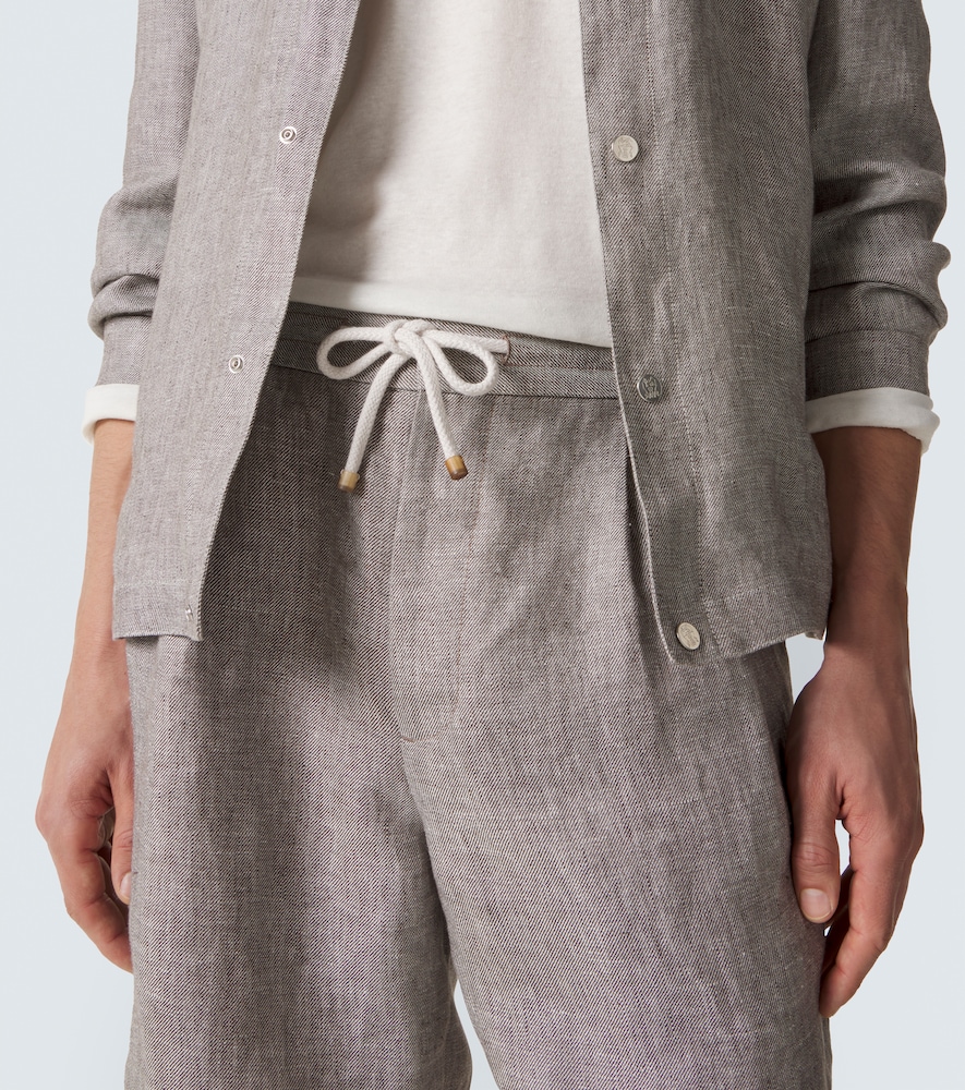  Brunello Cucinelli Brunello Cucinelli Linen Shorts 
