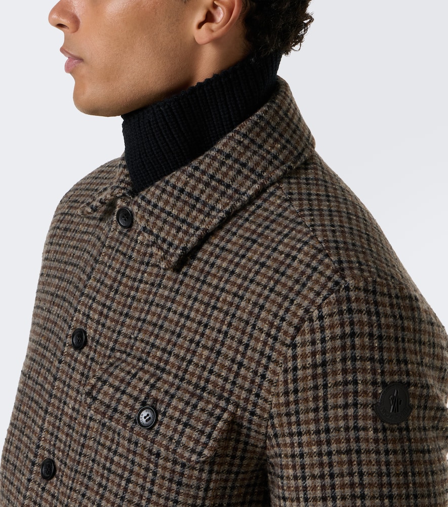 Norfol Checked Wool-Blend Overshirt