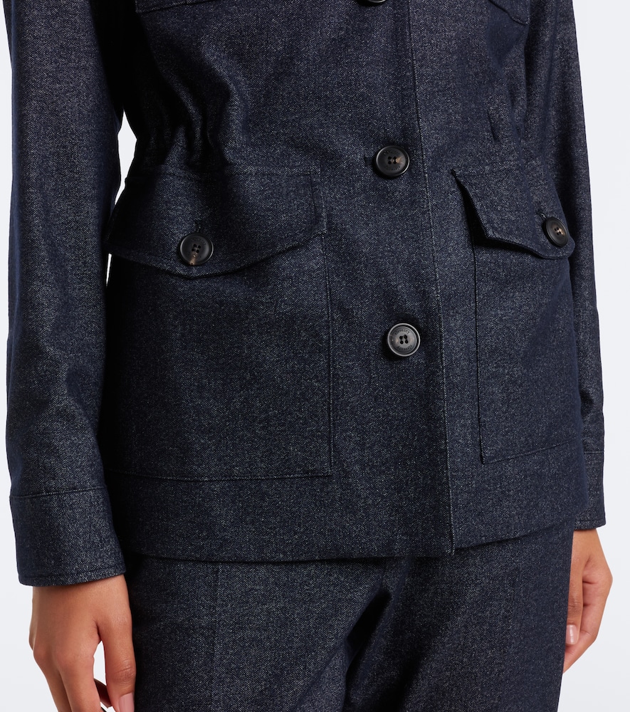 Wool, Cotton, And Cashmere Jacket