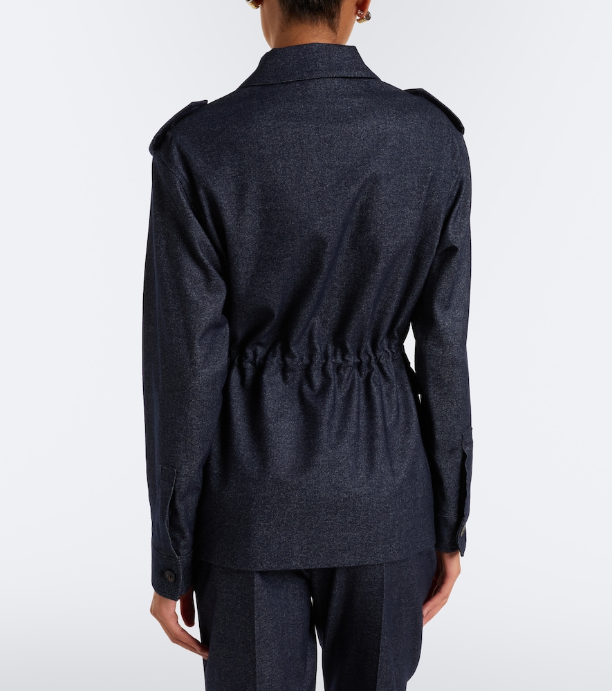 Wool, Cotton, And Cashmere Jacket