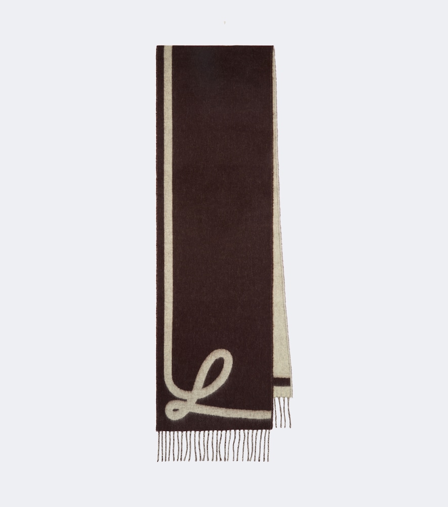 Loewe Men's Brown Wool And Cashmere Scarf - Mytheresa
