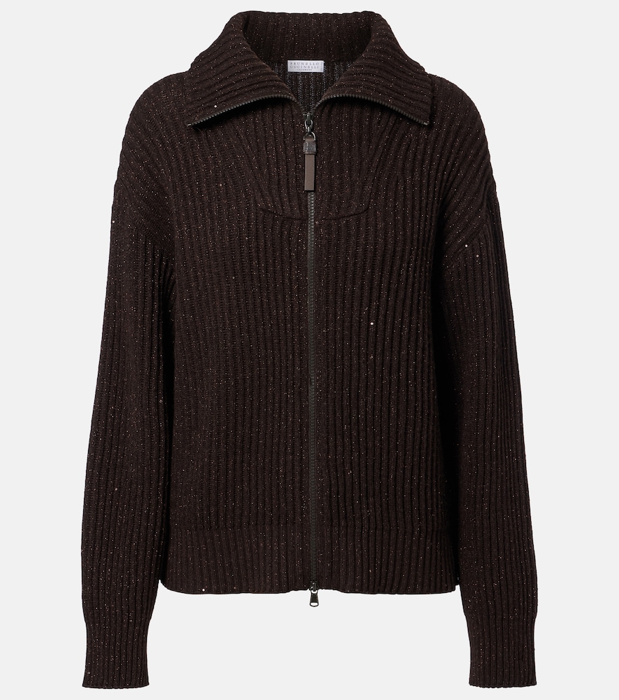 Brunello Cucinelli Pull zipp en cachemire et laine mlangs 2900 €