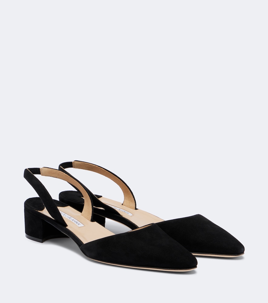 Aspro Leather Slingback Pumps