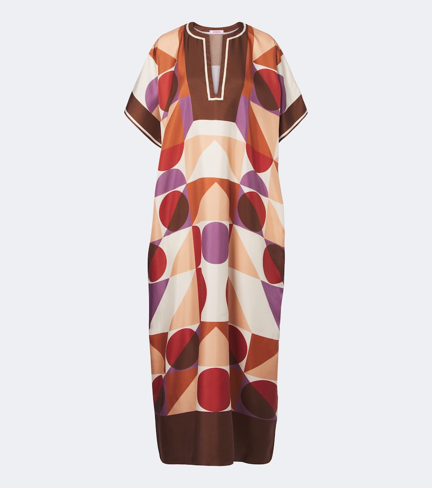 Kaftan Berry aus Seiden-Twill