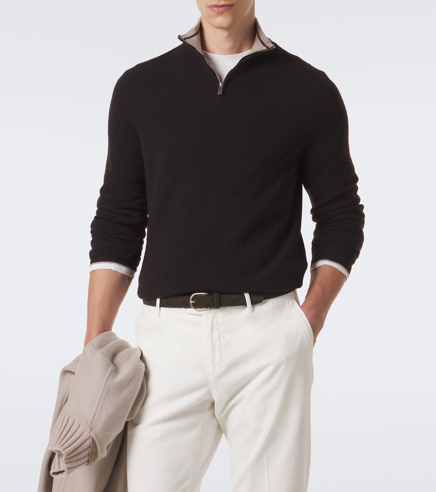 Cashmere Half-Zip Sweater