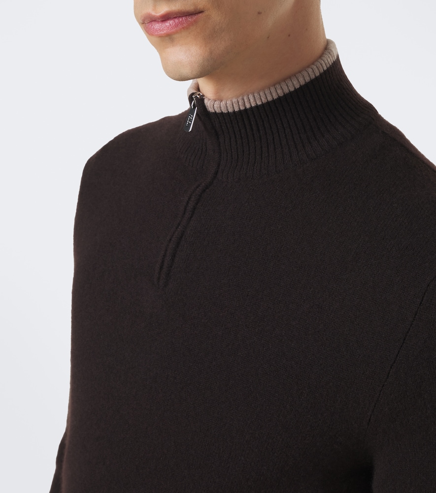 Cashmere Half-Zip Sweater