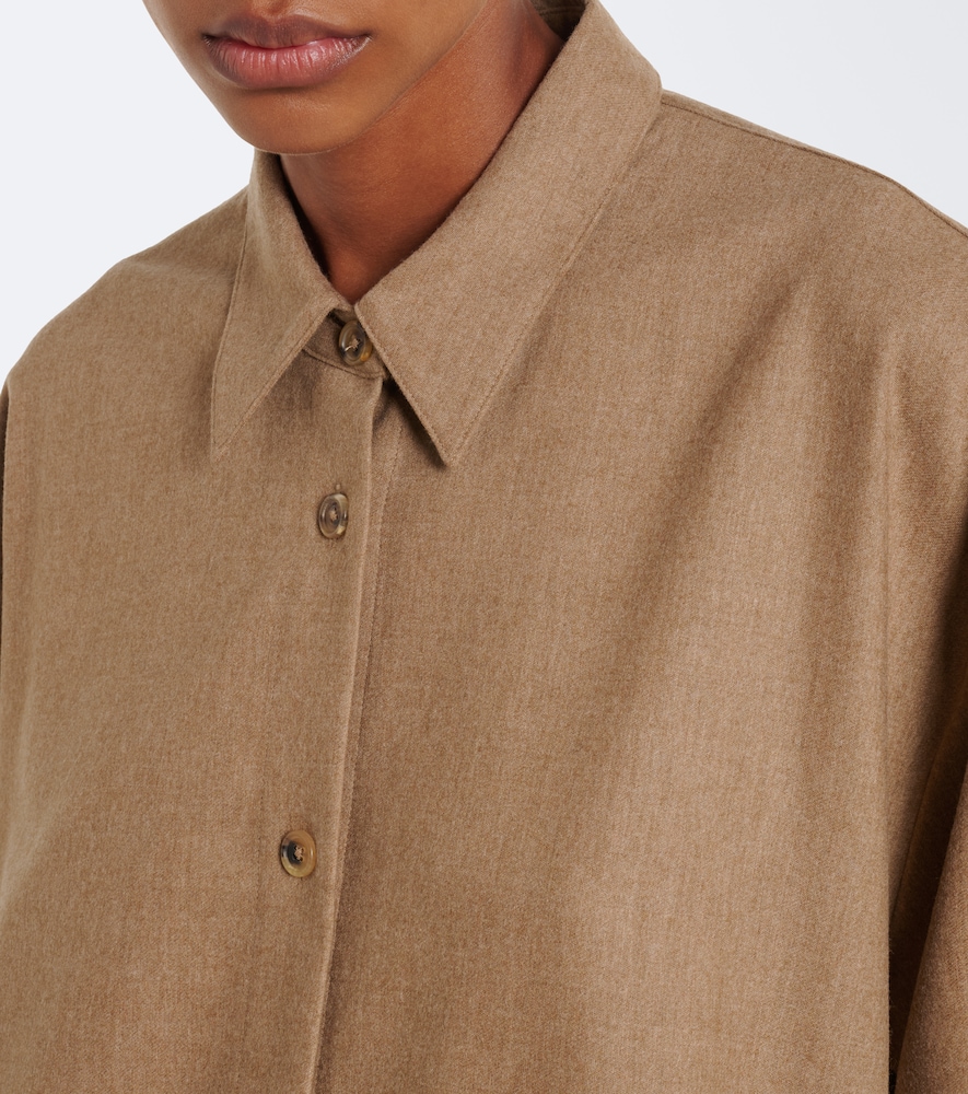 Goya Oversized Wool And Cashmere Shirt