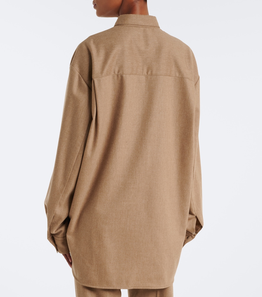 Goya Oversized Wool And Cashmere Shirt