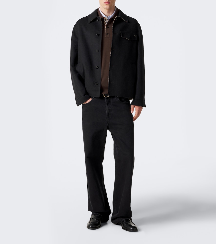 Wool Polo Sweater