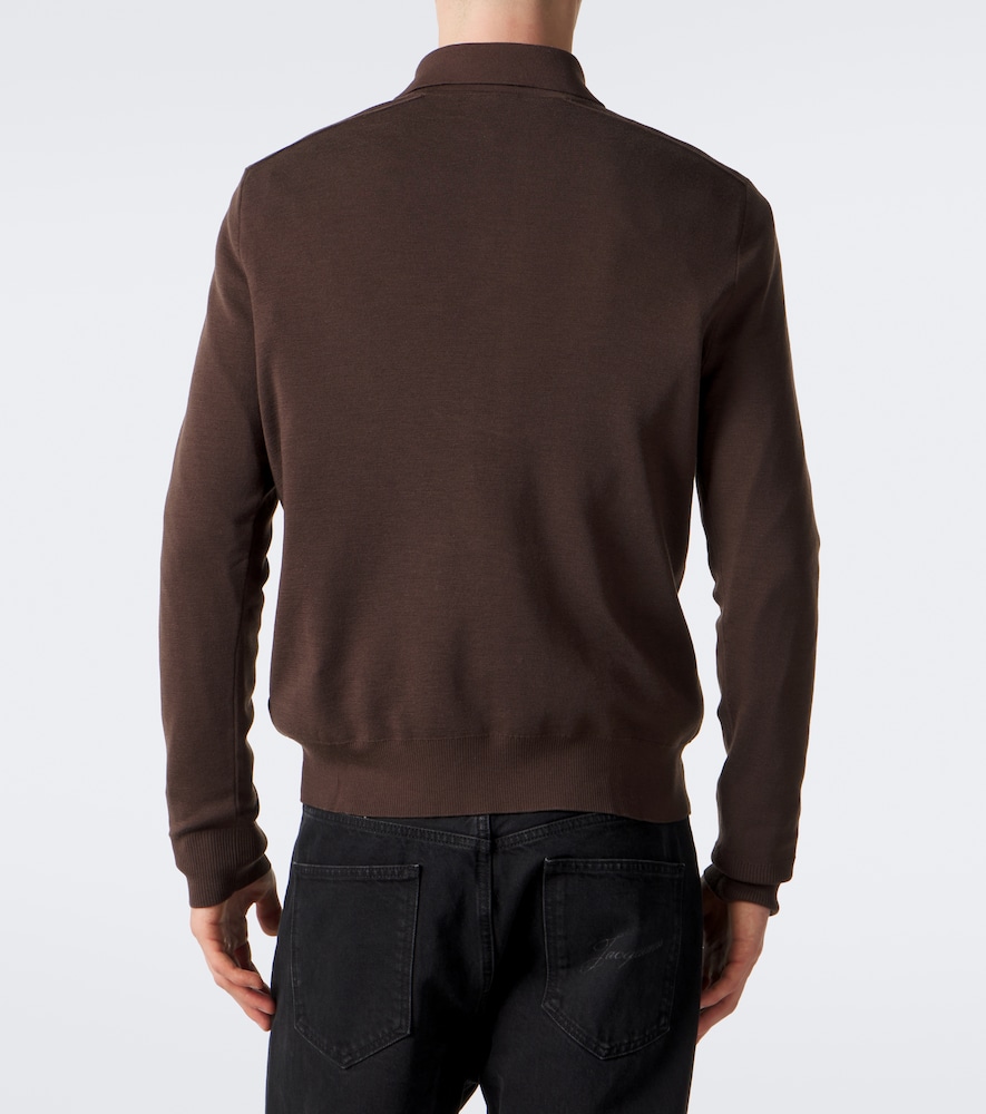 Wool Polo Sweater