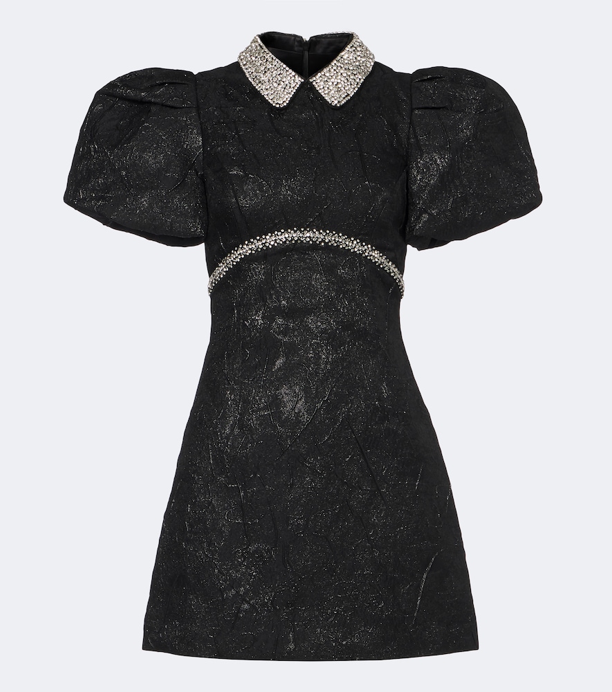 Verziertes Minikleid Elowen aus Lamé