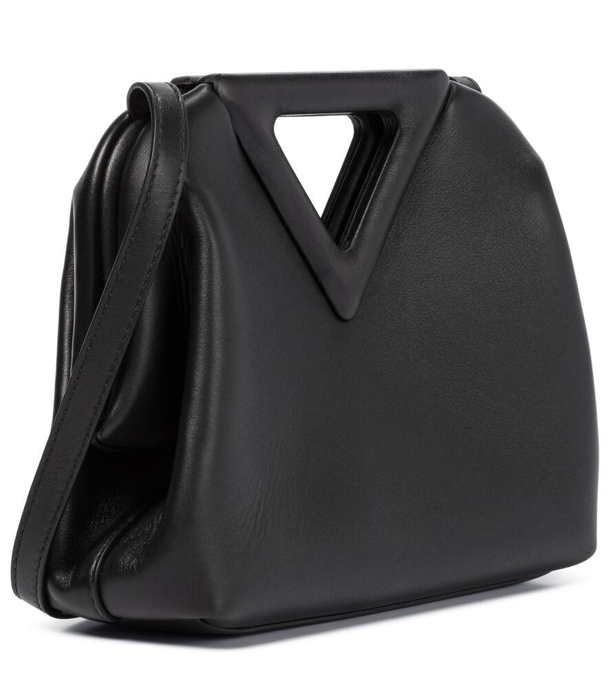 BOTTEGA VENETA POINT SMALL LEATHER SHOULDER BAG,P00556612