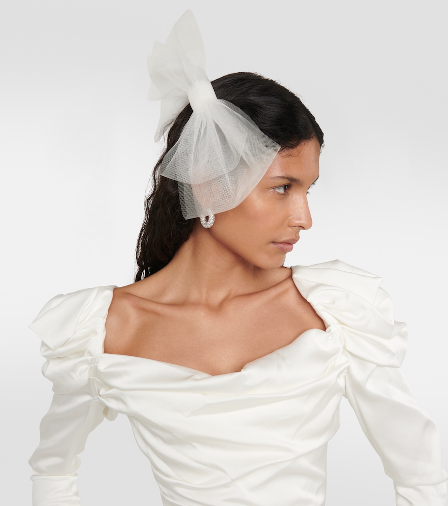 Jennifer Behr Bridal tulle bow
