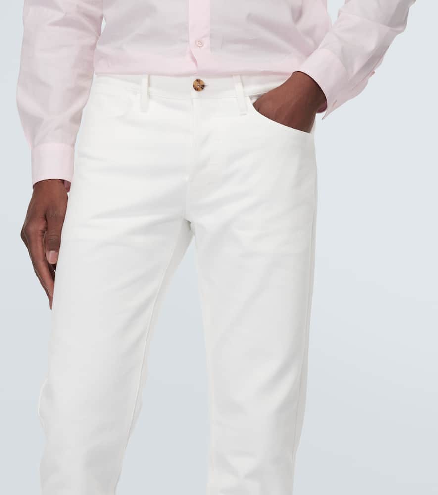 Gabriela Hearst Anthony Slim Jeans In White