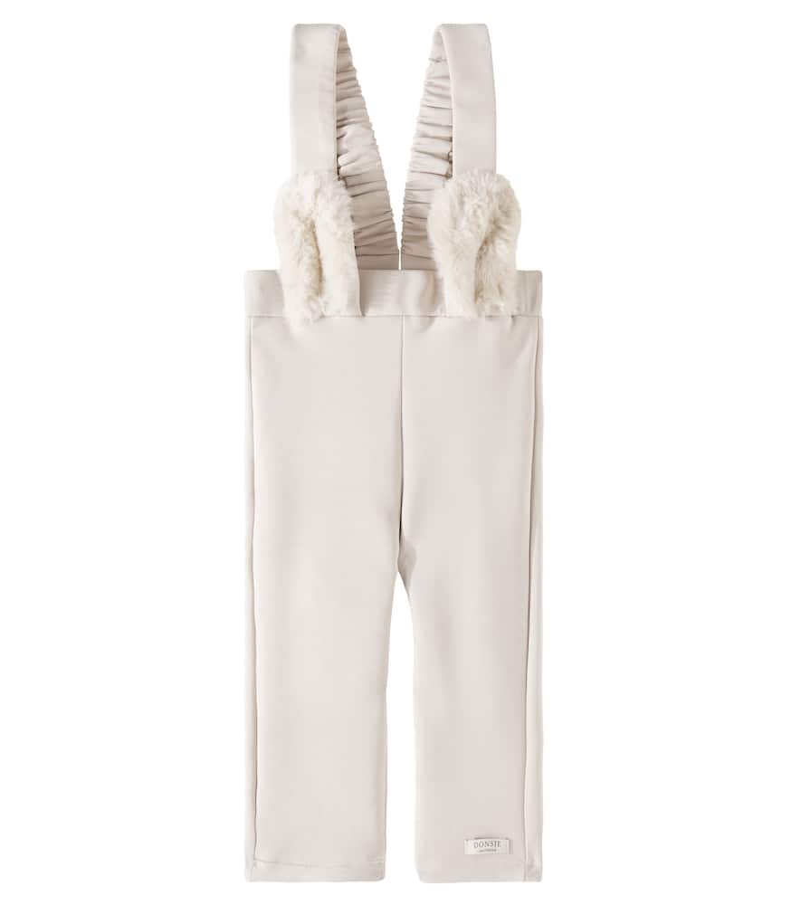 Donsje Baby Seiffi faux-fur trimmed leggings