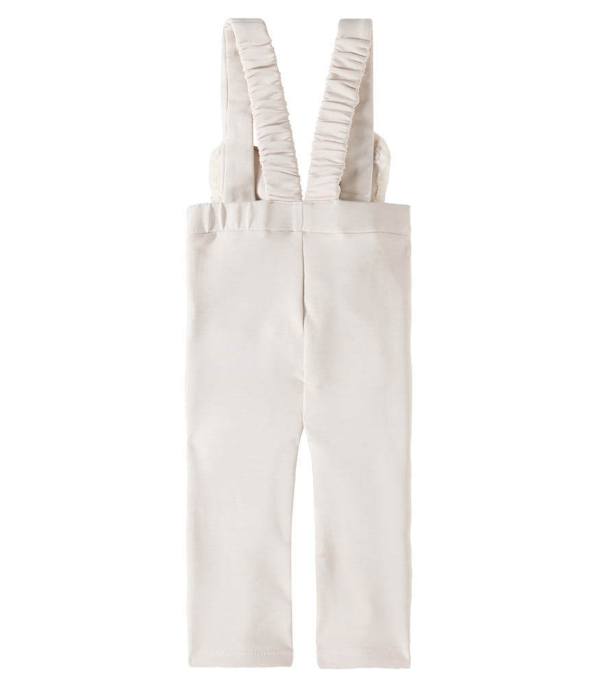  Donsje Donsje Baby Seiffi Faux-fur Trimmed Leggings 