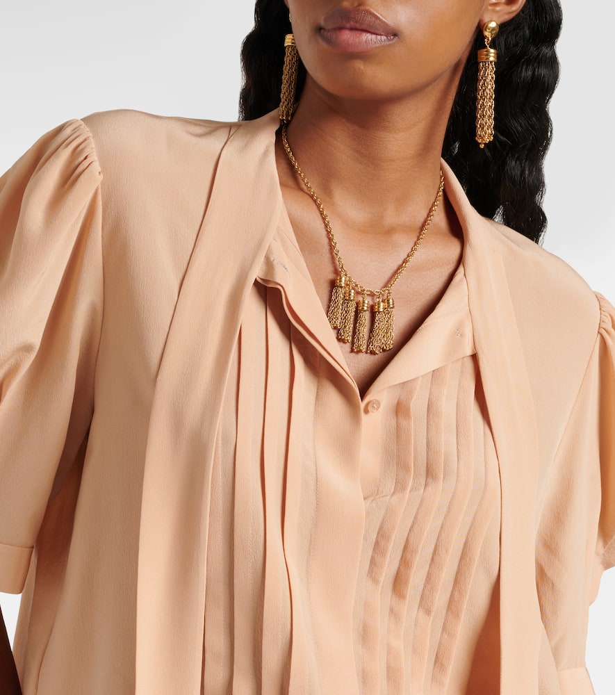 CHLOÉ CHLOÉ CHLOÉ POMPOMS PENDANT NECKLACE