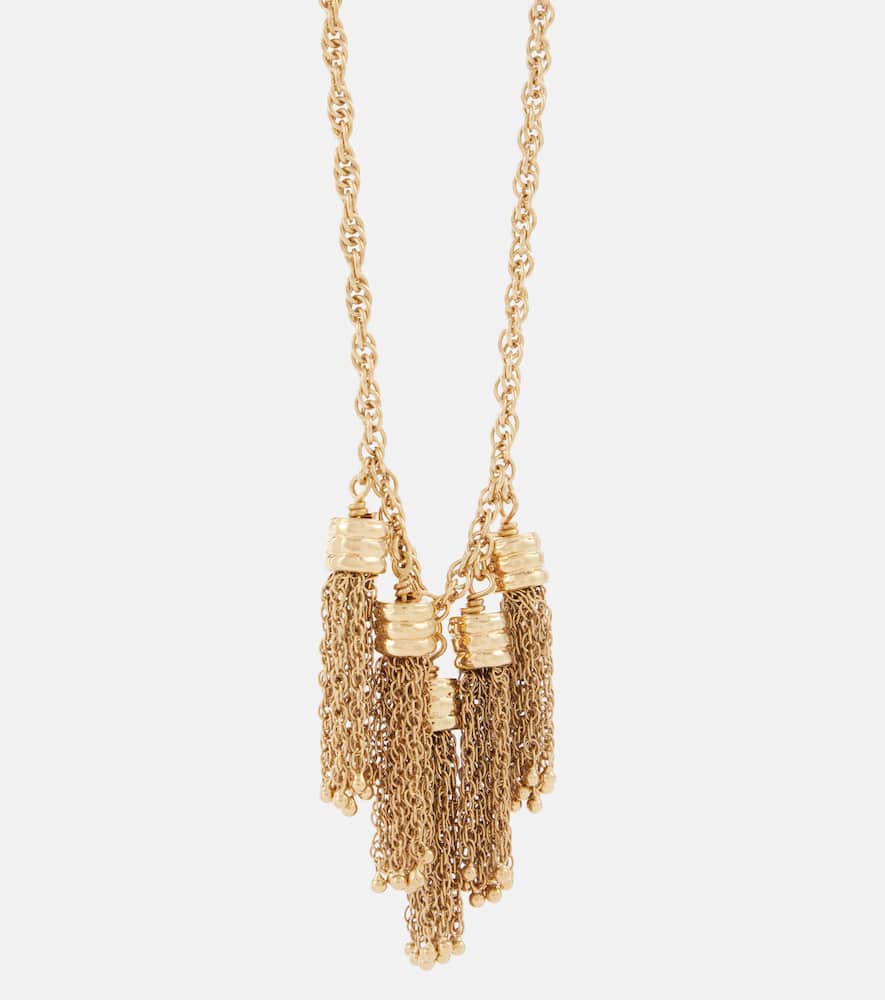 CHLOÉ CHLOÉ CHLOÉ POMPOMS PENDANT NECKLACE