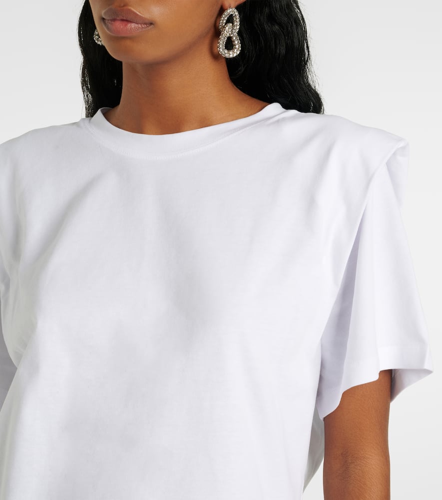 Shop Isabel Marant Cotton Jersey T-shirt In White