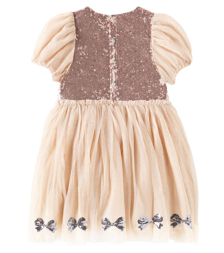 Konges Slojd Mei Sequined Dress In Beige