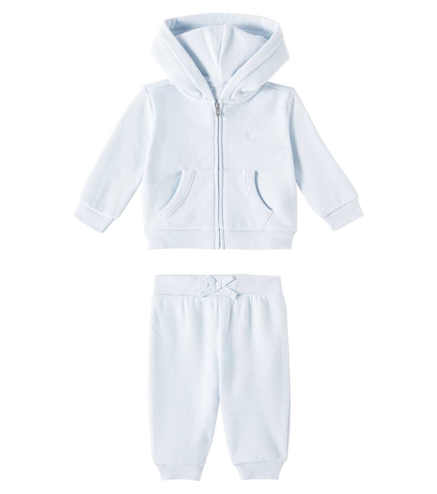 Polo Ralph Lauren Kids Baby cotton-blend hoodie and sweatpants set