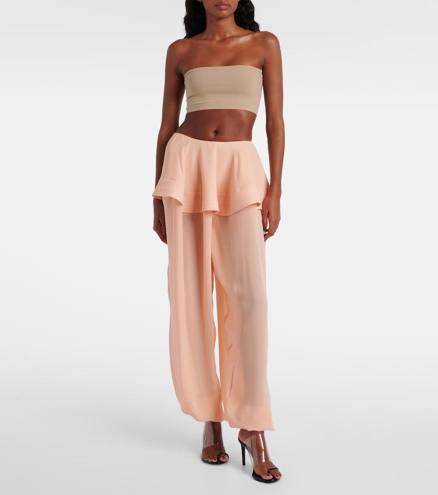 Alaïa Plexi 90 Leather & Pu Sandals
