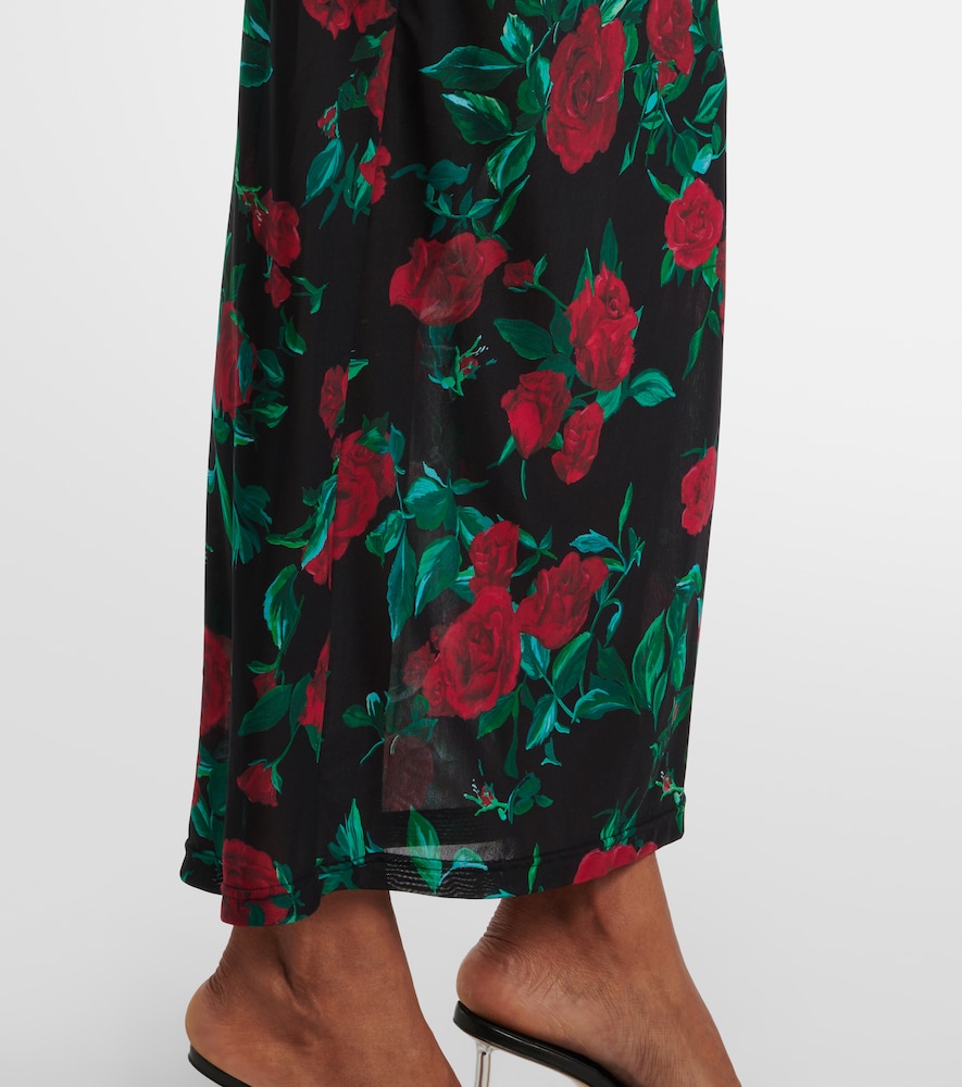  Alexandra Miro Alexandra Miro Bedrucktes Maxikleid Selene Aus Mesh 