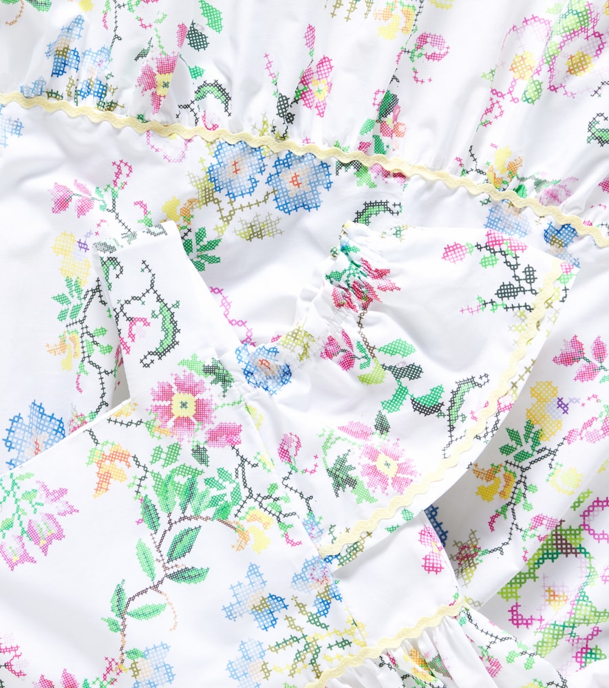  Patachou Patachou Bedrucktes Kleid Aus Baumwolle 