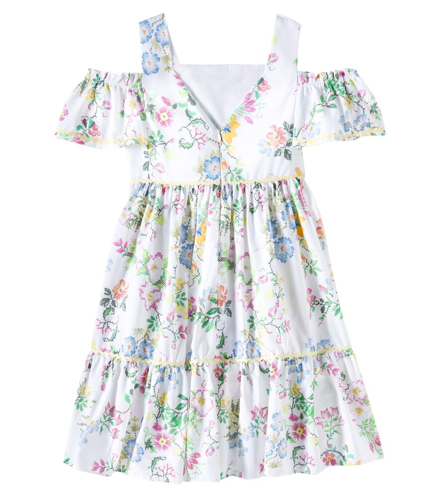  Patachou Patachou Bedrucktes Kleid Aus Baumwolle 