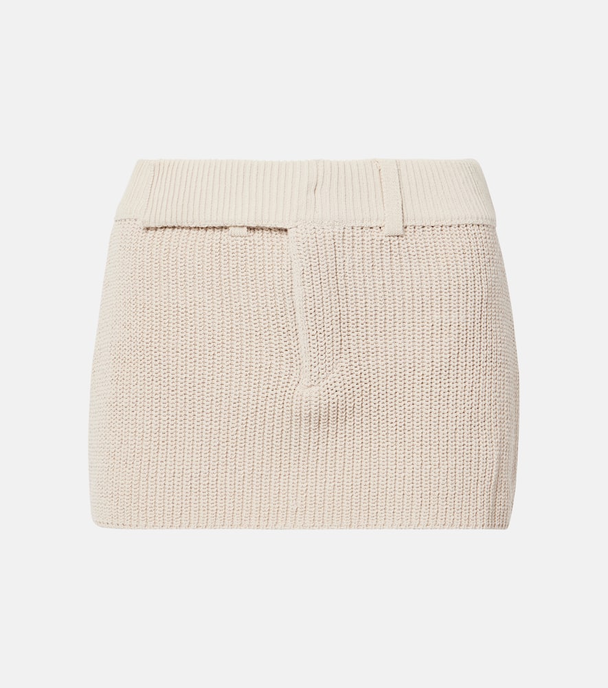 Caeli cotton-blend miniskirt