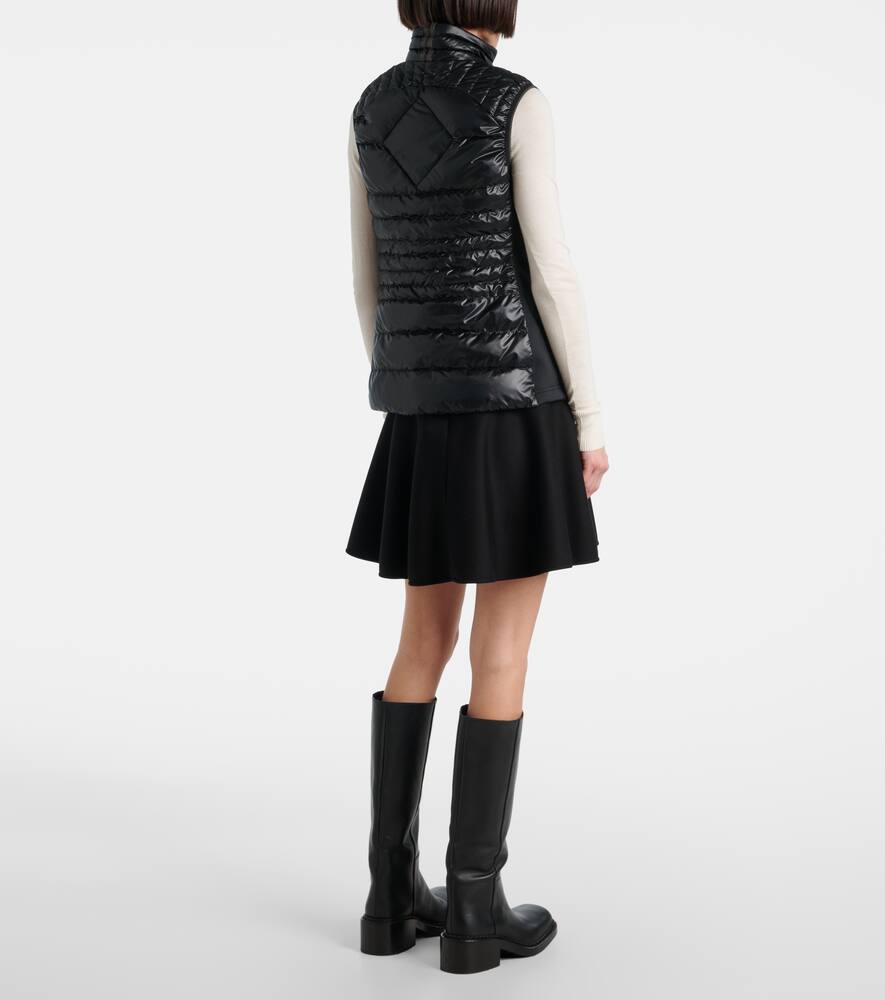 Shop Canada Goose Hybridge Lite Ripstop Down Vest In Black