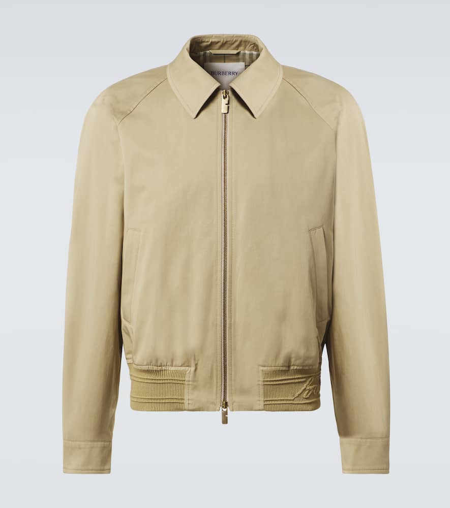 Burberry Cotton Jacket With Collar And Pockets