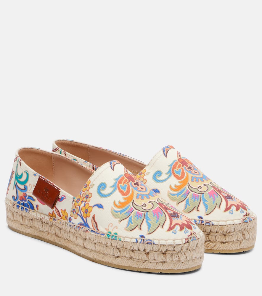 Floral espadrilles