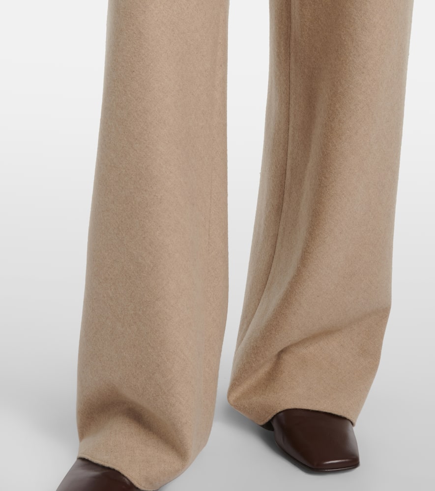 Vince High-rise Wide-leg Pants In Neutral