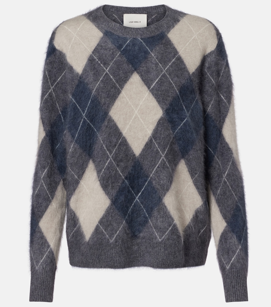 Lisa Yang Margy argyle cashmere sweater