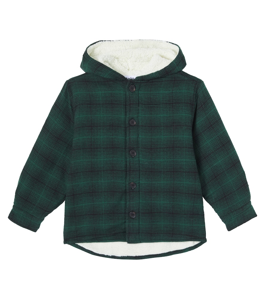 Molo Hamelo Checked Cotton Jacket In Multi