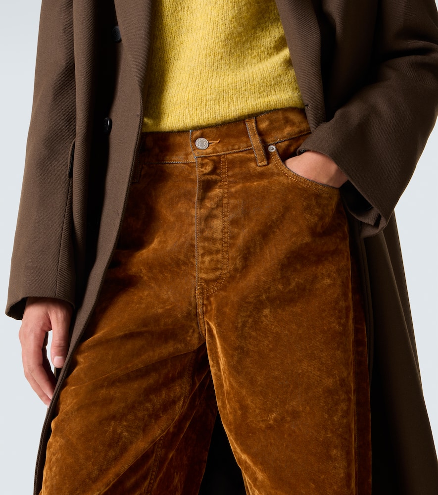 Dries Van Noten Pine Wide-leg Jeans In Brown