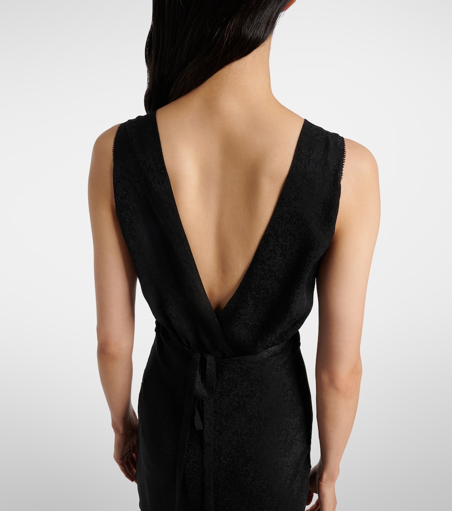  Chloe Chloã© Silk Jacquard And Lace Gown 