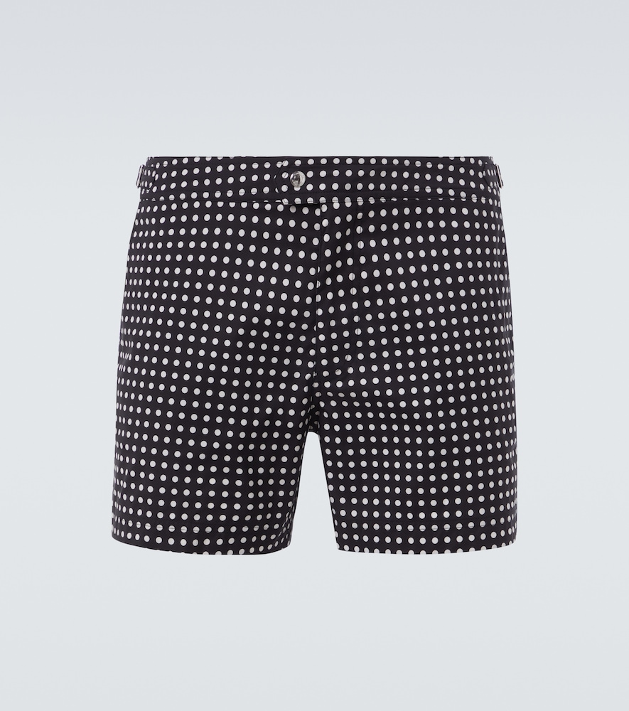 Tom Ford Men's Black Polka-Dot Swim Trunks UK Size 38 - Mytheresa