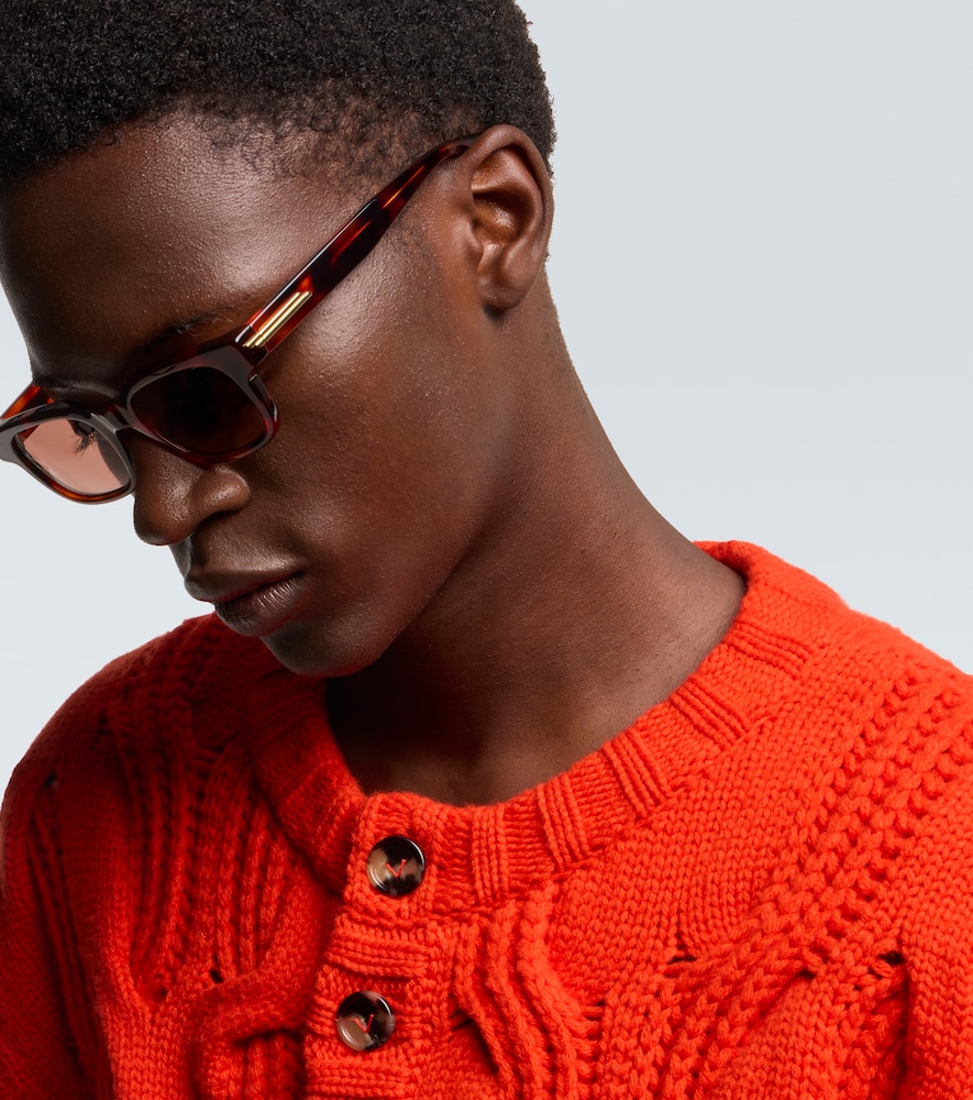  Bottega Veneta Bottega Veneta Stretch Square Sunglasses 