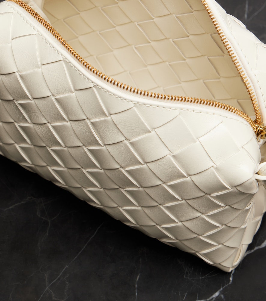  Bottega Veneta Bottega Veneta Loop Mini Leather Crossbody Bag 