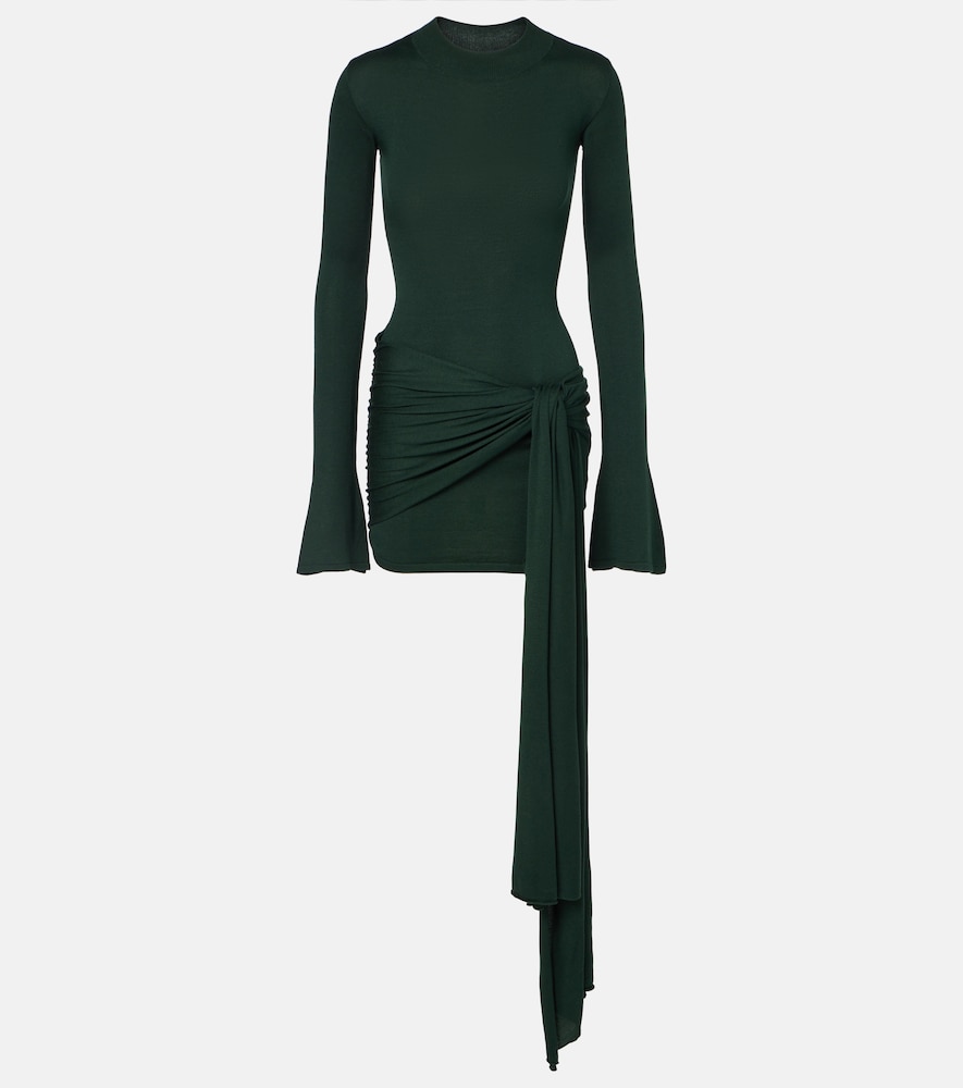 Aya Muse Silk-blend minidress