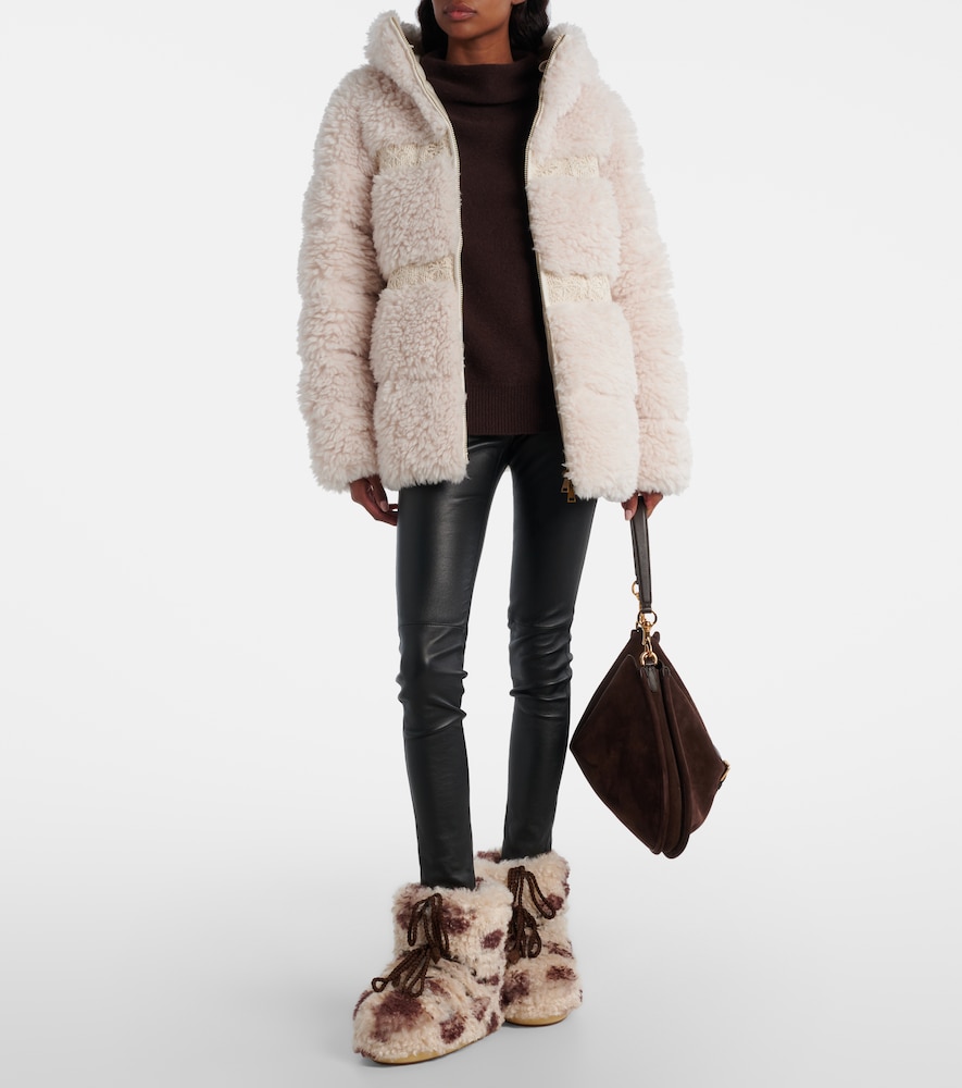 Icon Cow-Print Snow Boots