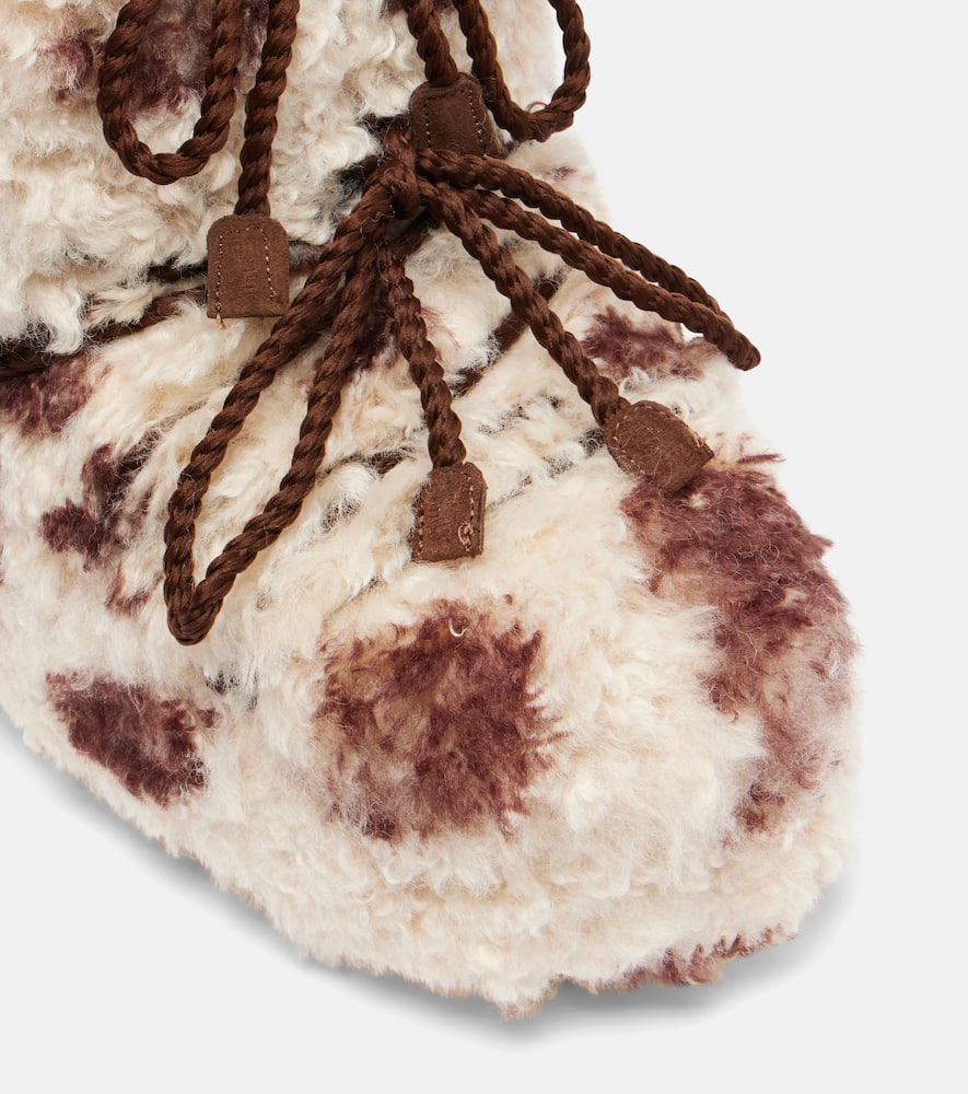 Moon Boot Women Icon Low Curly In Brown