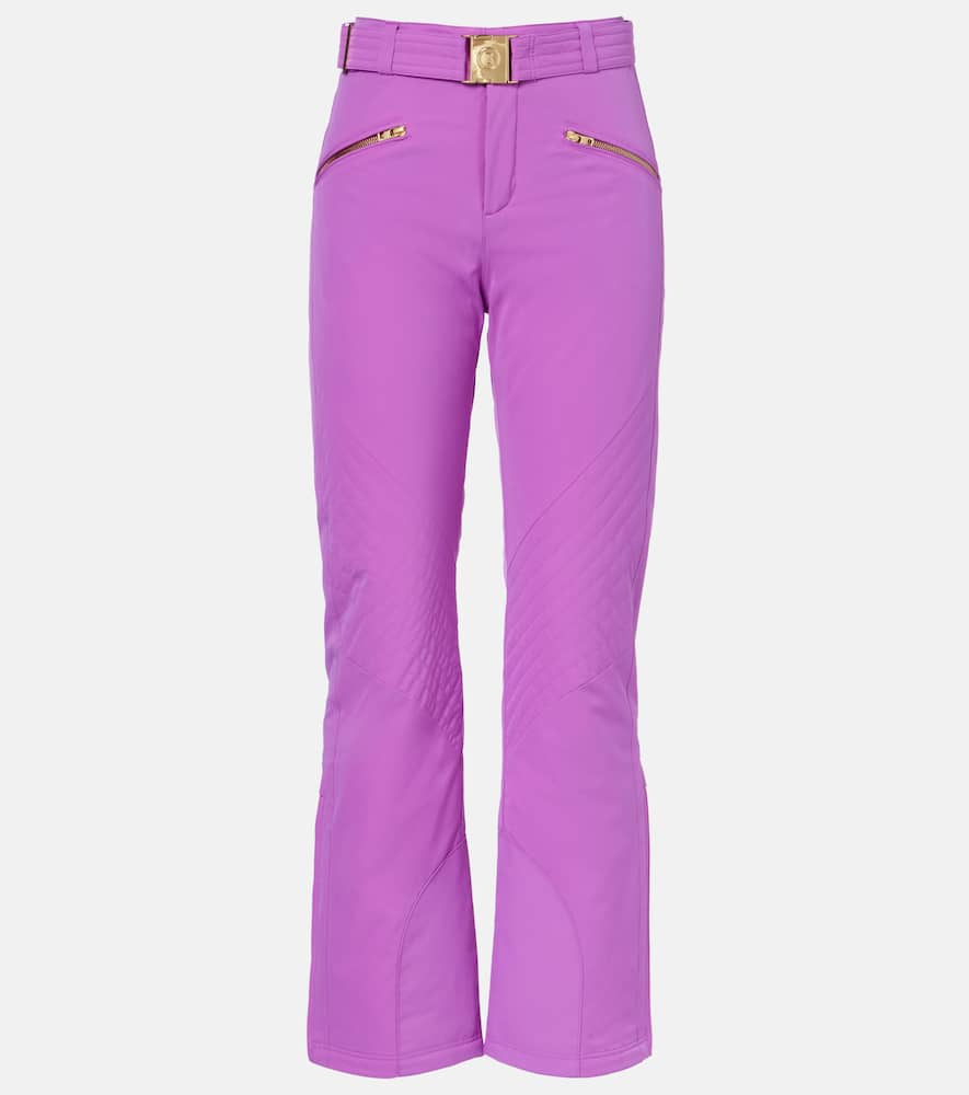 Bogner Franzi Belted Ski Pants In Purple