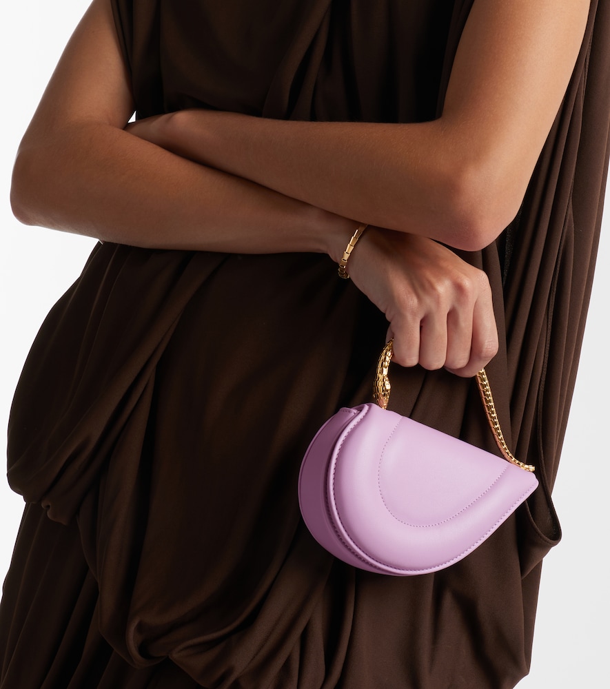 Bvlgari Serpenti Cuoricino leather top-handle bag