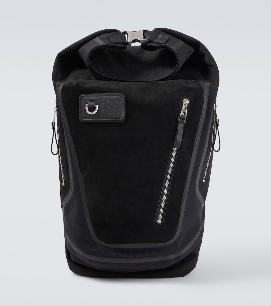 Loewe Sac dos Flex en toile et daim 2100 €