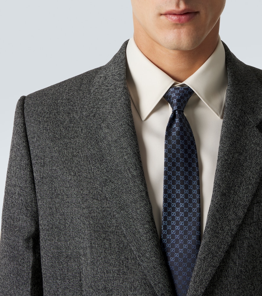  Gucci Gucci Krawatte Gg Aus Seiden-jacquard 